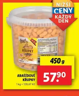 Lidl Arašídové křupky nabídka