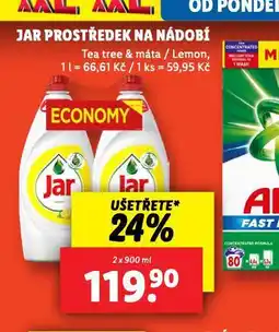 Lidl Jar prostředek na nádobí nabídka