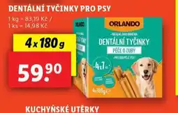 Lidl Dentální tyčinky pro psy nabídka
