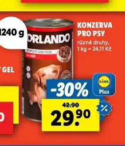 Lidl Orlando konzerva pro psy nabídka