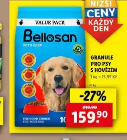 Lidl Bellosan granule pro psy nabídka