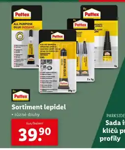 Lidl PATTEX Sortiment lepidel nabídka