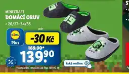 Lidl Domácí obuv nabídka