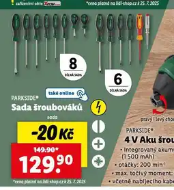 Lidl Sada šroubováků nabídka