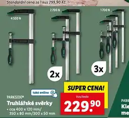 Lidl Trhulářské svěrky nabídka