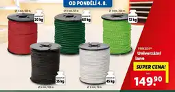 Lidl Univerzální lano nabídka