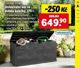 Lidl Univerzální box se dvěma kolečky nabídka