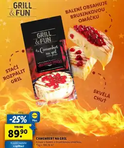Lidl Camembert na gril nabídka