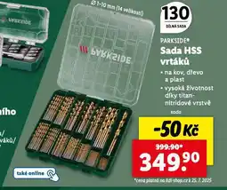 Lidl Sada hss vrtáků nabídka