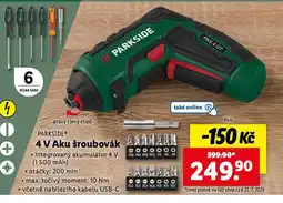 Lidl 4 v aku šroubovák nabídka