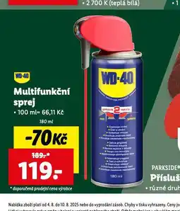 Lidl Univerzální mazivo wd-40 nabídka