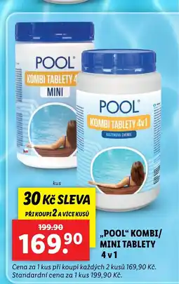 Lidl POOL Kombi/ mini tablety 4v1 nabídka