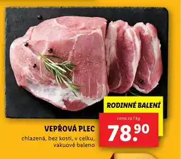 Lidl Vepřová plec nabídka