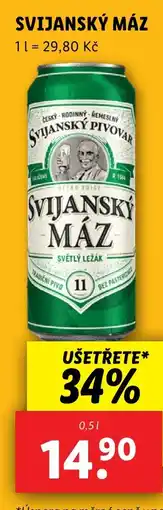Lidl Svijanský Máz nabídka