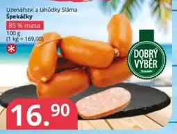 Potraviny CZ Uzenářství a lahůdky Sláma špekáčky nabídka
