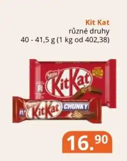 Potraviny CZ Kit Kat nabídka