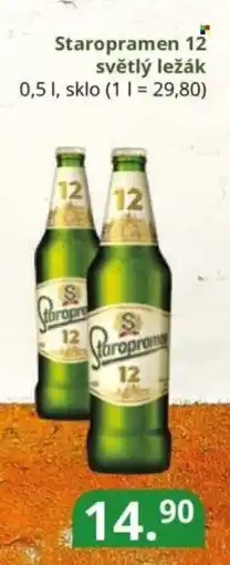 Potraviny CZ Staropramen 12 světlý ležák nabídka