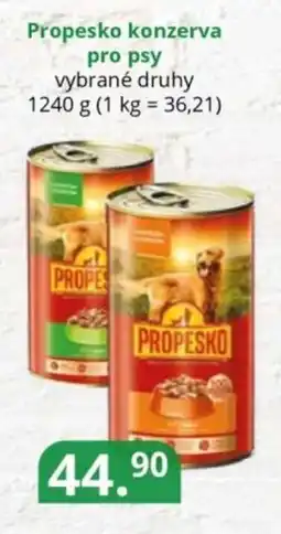 Potraviny CZ Propesko konzerva pro psy nabídka