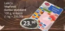 Potraviny CZ Le &Co Vepřová šunka standard nabídka