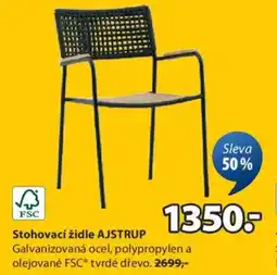 JYSK Stohovací židle AJSTRUP nabídka