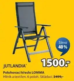JYSK JUTLANDIA Polohovací křeslo LOMMA nabídka