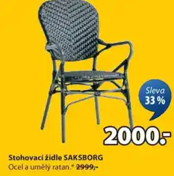 JYSK Stohovací židle SAKSBORG nabídka