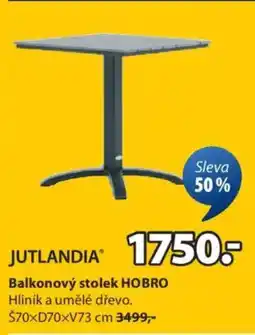JYSK JUTLANDIA Balkonový stolek HOBRO nabídka