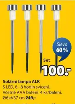 JYSK Solární lampa ALK nabídka