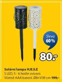 JYSK Solární lampa HJEJLE nabídka