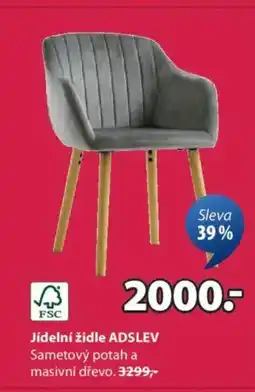 JYSK Jídelní židle ADSLEV nabídka