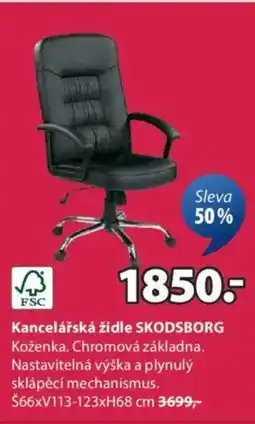 JYSK Kancelářská židle SKODSBORG nabídka