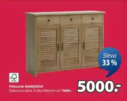JYSK Příborník MANDERUP nabídka