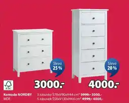 JYSK Komoda NORDBY nabídka