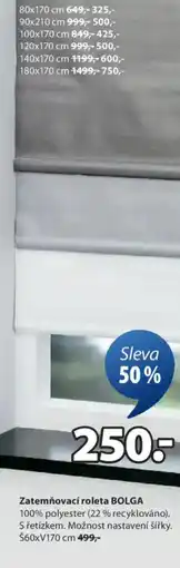 JYSK Zatemňovací roleta BOLGA nabídka