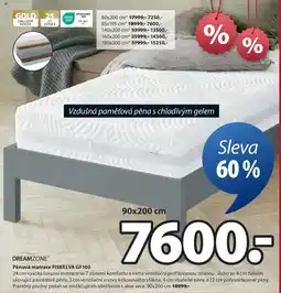 JYSK DREAMZONE® Pěnová matrace FISKELVA GF100 nabídka