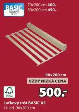 JYSK Laťkový rošt BASIC A5 nabídka