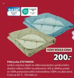 JYSK Přikrývka STETINDEN nabídka
