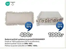 JYSK Bederní polštář a přehoz na postel DUNHAMMER nabídka