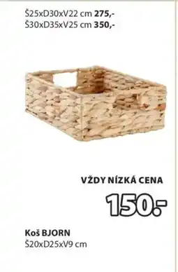 JYSK Koš BJORN nabídka