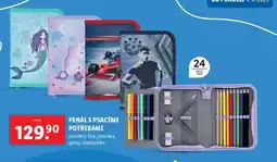 Lidl Penál s psacími potřebami nabídka