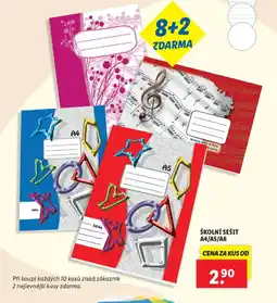 Lidl Školní sešit A4/A5/A6 nabídka