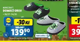 Lidl Domácí obuv nabídka