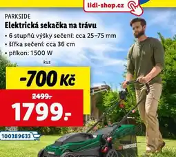 Lidl Elektrická sekačka na trávu nabídka