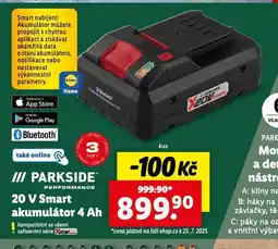 Lidl 20 v smart akumulátor 4 ah nabídka