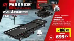 Lidl Dílenské lehátko 2v1 nabídka