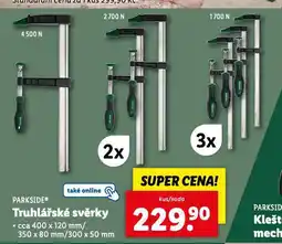 Lidl Truhlářské svěrky nabídka