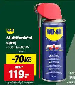 Lidl Univerzální mazivo wd-40 nabídka
