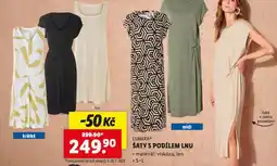 Lidl Šaty s podílem lnu nabídka