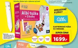 Lidl Elektronická tužka se 3 knihami nabídka
