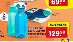 Lidl Láhev na pití / svačinový box nabídka